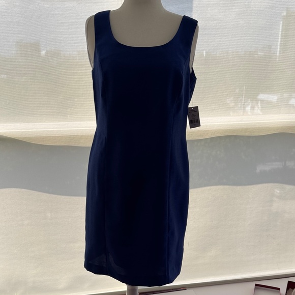 Elegant Blue Women's Sheath Dress with Jacket. NWT. - Picture 4 of 9